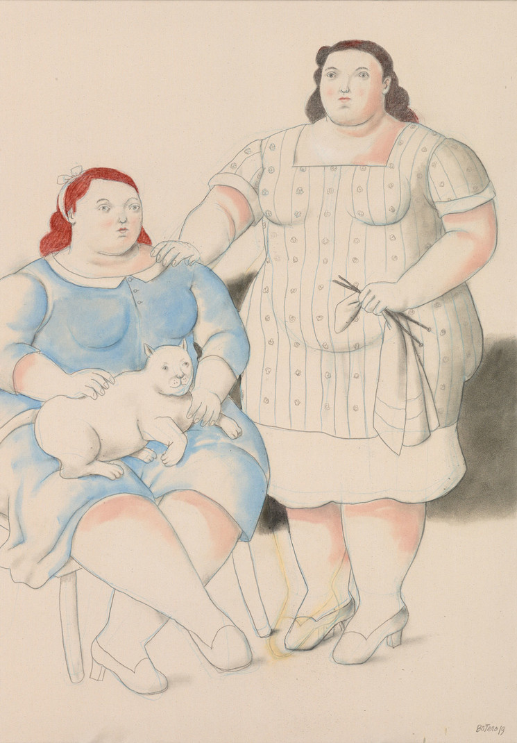 Fernando Botero - Dos hermanas (2019)
